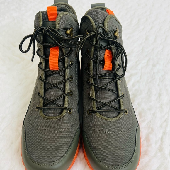 Gray and Orange Outdoor Adventure Boots - Picture 1 of 7